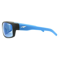 Arnette Sunglasses Fastball 4202 226855 Fuzzy Black Blue Mirror