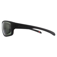 Montana Sunglasses SP313A Black Rubber Green G15 Polarized