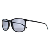 Calvin Klein Sunglasses CK20524S 001 Shiny Black Solid Smoke Grey
