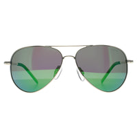 Polaroid Kids Sunglasses PLD 8015/N J5G K7 Gold Green Mirror Polarized