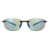 Serengeti Sunglasses Nuvola 8697 Matte Black PhD 2.0 Polarized 555nm Blue