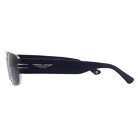 Police Sunglasses SPLA55 Origins 29 0E70 Shiny Palladium Blue