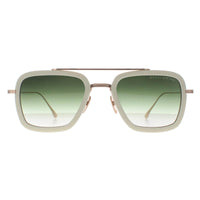 Dita Sunglasses Flight 006 7806 S White Gold Dusty Pink Dark Grey to Clear Gradient