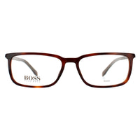 Hugo Boss Glasses Frames BOSS 0963/IT 086 Dark Havana and Matte Grey Opal Men