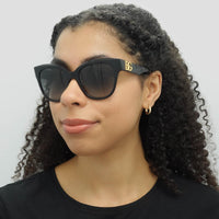 Dolce & Gabbana Sunglasses DG4407 501/8G Black Grey Gradient