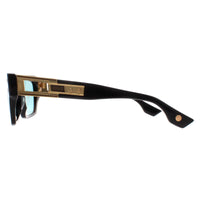 Dita Sunglasses Grandmaster Seven DTS407-A-01 Black Yellow Gold Dark Turquoise