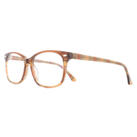 Firmoo Blue Light Blocking Glasses Eden Transparent Striped Brown Men Women