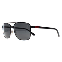 Polo Ralph Lauren Sunglasses PH3137 926787 Semi-Shiny Black Grey