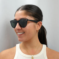 Ray-Ban Sunglasses Wayfarer II RB2185 901/58 Black G-15 Green Polarized