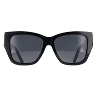 Marc Jacobs Sunglasses MARC 695/S 80S/2K Shiny Black Blue Light Mirror