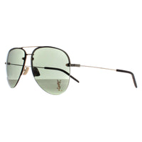 Saint Laurent Sunglasses SL CLASSIC 11 M 003 Gold Green