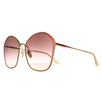 Chloe Sunglasses CH0015S 002 Dark Brown Gold Brown Gradient
