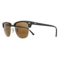 Ray-Ban Sunglasses Clubmaster 3016 W3387 Black Brown B-15 49mm