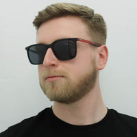 Hugo by Hugo Boss Sunglasses HG 1027/S OIT IR Black Red Grey