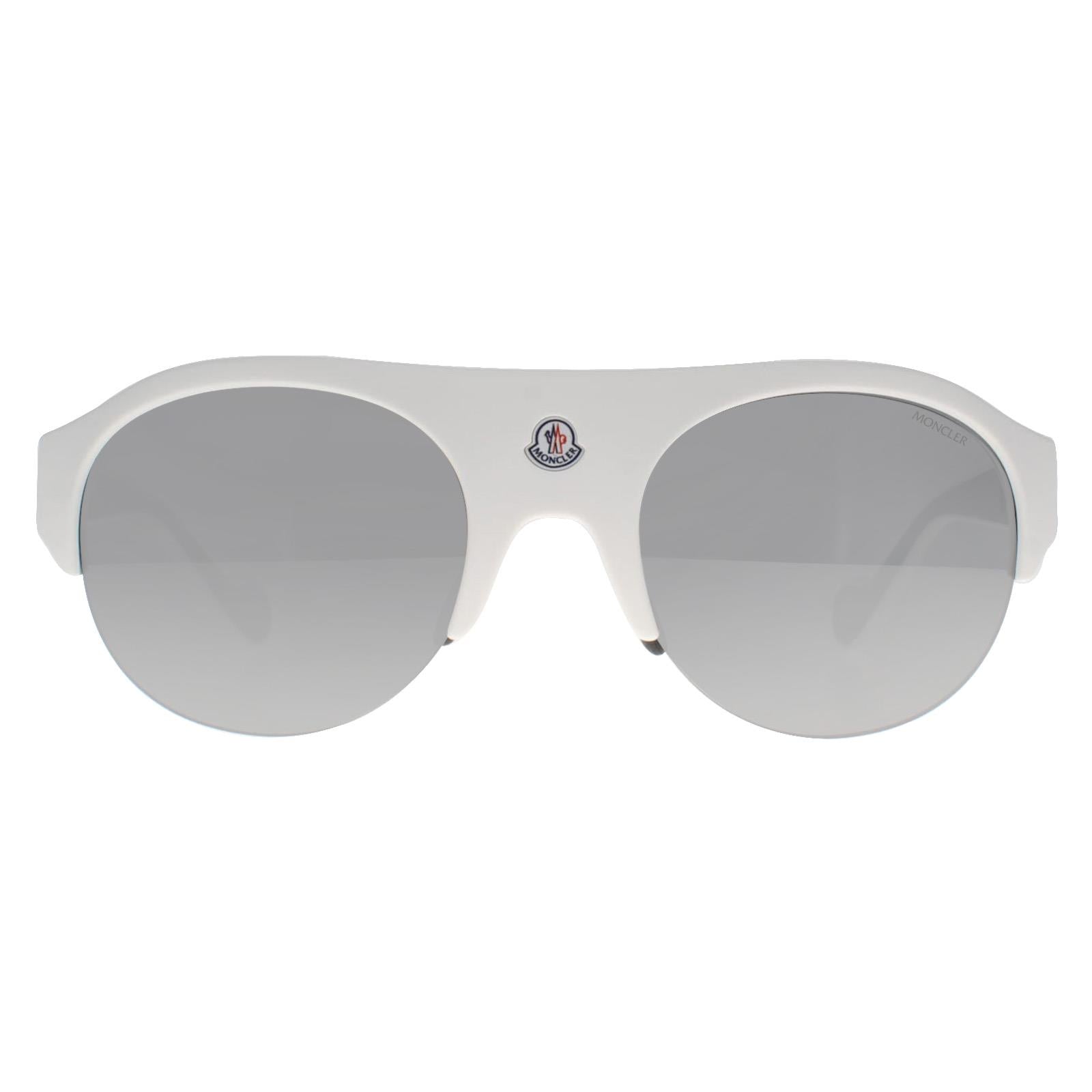 Moncler Sunglasses ML0050 21C White Grey – Discounted Sunglasses
