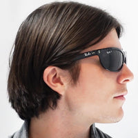 Rayban Sunglasses Balorama 4089 601/58 Black Polarized