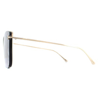 Tom Ford Sunglasses Charlotte 0657 01C Grey Gold Blue Gradient with Silver Mirror