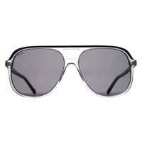 Ray-Ban Sunglasses Bill RB2198 1341B1 Blue on Transparent Dark Grey