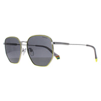 Polaroid Sunglasses PLD 6214/S/X KU2 M9 Palladium Yellow Grey Polarized