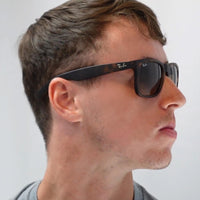 Ray-Ban Sunglasses Justin 4165 622/55 Black Blue Mirror