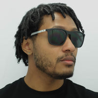 Emporio Armani Sunglasses EA4150 506387 Rubber Black Grey