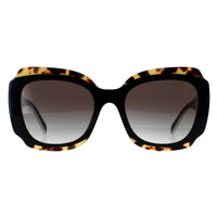 Prada Sunglasses PR16YS 01M0A7 Black and Medium Tortoise Light Grey Gradient