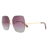Polaroid Sunglasses PLD 4091/S S9E JR Gold Violet Burgundy Gradient Polarized