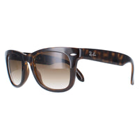 Ray-Ban Sunglasses Folding Wayfarer 4105 Light Havana Brown Gradient 710/51 50mm