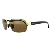 Porsche Design Sunglasses P8902 B Gold Carbon Brown