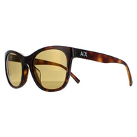 Armani Exchange Sunglasses AX4105SF 82135A Shiny Havana Gold Mirror