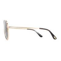 Tom Ford Sunglasses 0621 Jason 28L Shiny Rose Gold Mirrored Roviex