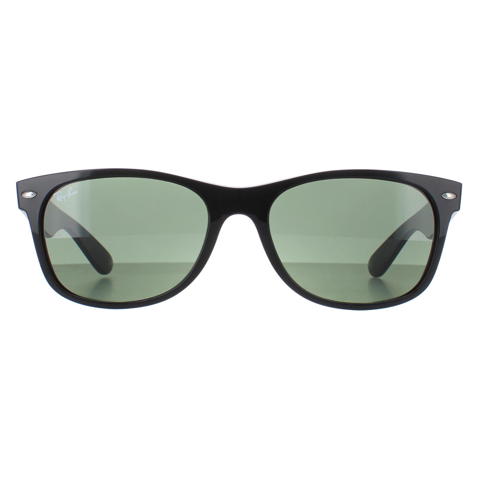 Ray-Ban Original Wayfarer Sunglasses Tortoise/Crystal Green at
