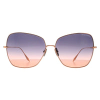 Dita Sunglasses Zazoe DTS145-A-02 Rose Gold Dark Grey to Peach Gradient