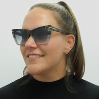 Tom Ford Sunglasses Poppy FT0846 55B Coloured Havana Grey Gradient
