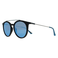 Skechers Sunglasses SE6107 02X Black Blue Blue Mirror