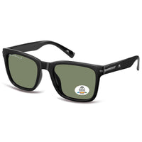 Montana Sunglasses MP183 A Shiny Black Green Polarized