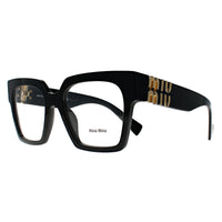Miu Miu Glasses Frames MU04UV 1AB1O1 Shiny Black Women