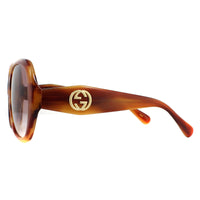 Gucci Sunglasses GG0796S 004 Havana Red Gradient