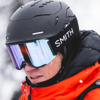 Smith Ski Goggles Squad Mag 0JX 4O Black ChromaPop Pro Photochromic Gold Mirror & CP Storm Blue Sensor Mirror