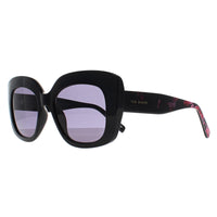 Ted Baker Sunglasses TB1675 Hattie 011 Gloss Solid Black Grey