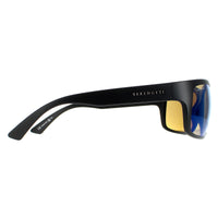 Serengeti Sunglasses Pistoia 8298 Matte Black Mineral Polarized 555nm Blue