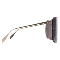 Alexander McQueen Sunglasses AM0313S 001 Gold Grey