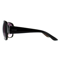 Guess Sunglasses GF0284 01B Shiny Black Smoke Gradient