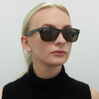 Ray-Ban Sunglasses New Wayfarer 2132 902/57 Tortoise Brown Polarized 55mm