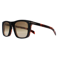 David Beckham Sunglasses DB7000/S XWY 9K Black Havana Brown Gradient