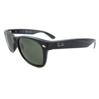 Ray-Ban Sunglasses New Wayfarer 2132 901/58 Black Green G-15 Polarized 55mm