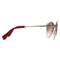 Miu Miu Sunglasses 53RS UA50A6 Amaranth Pale Gold Brown Gradient