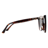 Jimmy Choo Sunglasses RUA/G/S 086 HA Havana Brown Gradient