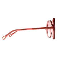 Chloe Sunglasses CH0008S Esther 003 Pink Crystal Pink Brown Gradient