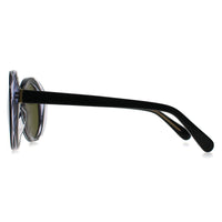 Serengeti Sunglasses Bacall SS541001 Shiny Black Transparent Layer Mineral Polarized 555nm Photochromic